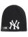 画像1: NEW ERA BASIC BEANIE YANKEES BLACK (1)