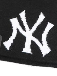 画像3: NEW ERA BASIC BEANIE YANKEES BLACK (3)