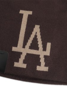 画像3: NEW ERA BASIC BEANIE DODGERS BURNT WOOD (3)