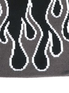 画像3: NEW ERA BASIC BEANIE FLAME BLACK/DARK GREY (3)