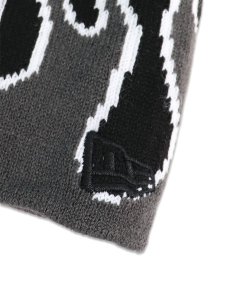 画像4: NEW ERA BASIC BEANIE FLAME BLACK/DARK GREY (4)