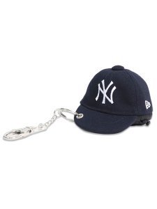 画像1: NEW ERA MINI CAP EARPHONE CASE YANKEES NAVY (1)