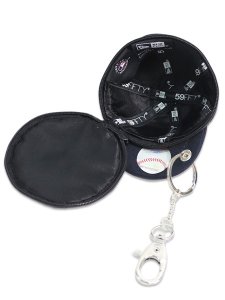 画像4: NEW ERA MINI CAP EARPHONE CASE YANKEES NAVY (4)