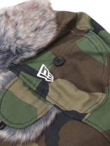 画像3: NEW ERA TRAPPER BASIC WOODLAND CAMO (3)