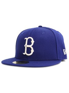 画像1: NEW ERA 59FIFTY COOPERSTOWN WOOL BROOKLYN DODGERS DARK ROYAL (1)