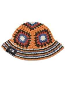 画像2: NEW ERA CROCHET KNIT BUCKET EXP SEAN WOTHERSPOON TANGO ORANGE (2)