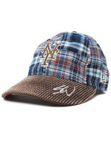 画像1: NEW ERA 9THIRTY SEAN WOTHERSPOON PLAID METS BROWN (1)