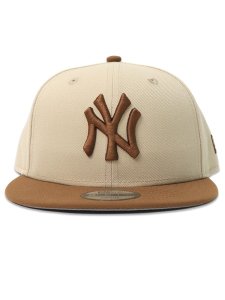 画像2: 【KIDS】NEW ERA YOUTH 9FIFTY GORO YANKEES OAT MILK/TIRAMISU (2)