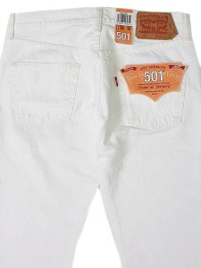 画像4: 【送料無料】LEVI'S 501 ORIGINAL JEANS-OPTIC DAISY (4)