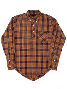 画像1: 【送料無料】SONIC LAB PEAKED BOTTOM BD PULLOVER SHIRT (1)