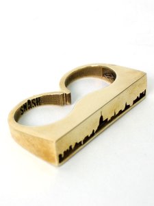 画像5: 【SALE】SNASH JEWELRY DOUBLE FINGER NYC SKYLINE (5)