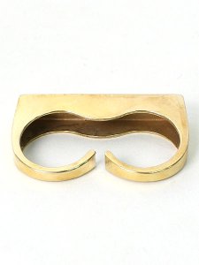 画像3: 【SALE】SNASH JEWELRY DOUBLE FINGER SOLID BAR (3)