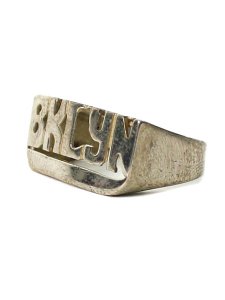 画像2: 【MEGA SALE】GROUNDSCORE NYC BKLYN RING-SILVER (2)