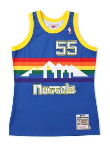 画像1: 【送料無料】MITCHELL & NESS NBA AUTHENTIC JERSEY-NUGGETS/MUTOMBO#55 (1)