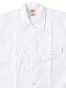 画像3: DICKIES L/S WORK SHIRT-WHITE (3)