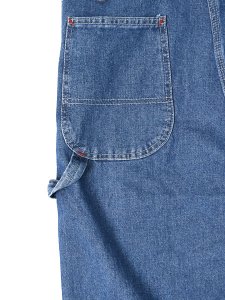 画像7: DICKIES STONEWASHED INDIGO BIB OVERALL (7)