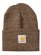 画像1: CARHARTT ACRYLIC WATCH HAT-DARK BROWN/SANDSTONE (1)