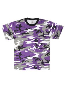 画像1: 【SALE】ROTHCO COLORED CAMO TEE-ULTRA VIOLET CAMO (1)