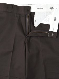 画像4: DICKIES DOUBLE KNEE WORK PANTS-DARK BROWN (4)