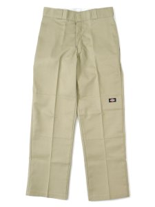 画像1: DICKIES DOUBLE KNEE WORK PANTS-MILITARY KHAKI (1)