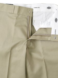 画像4: DICKIES DOUBLE KNEE WORK PANTS-MILITARY KHAKI (4)
