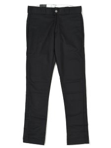 画像1: DICKIES SKINNY TWILL WORK PANT-BLACK (1)