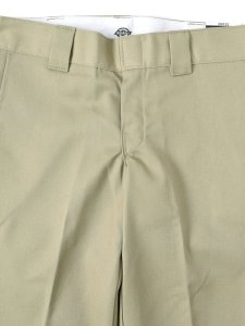 画像3: DICKIES FLAT FRONT SLIM WORK PANTS-MILITARY KHAKI (3)