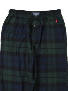 画像3: POLO RALPH LAUREN FLANNEL PJ PANT BLACKWATCH TARTAN (3)