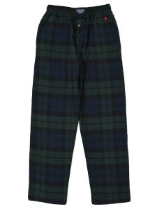 画像1: POLO RALPH LAUREN FLANNEL PJ PANT BLACKWATCH TARTAN (1)