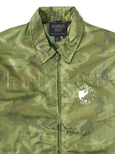 画像3: 【MEGA SALE】【送料無料】ACAPULCO GOLD WORLDWIDE WINDBREAKER WOODLAND CAMO (3)