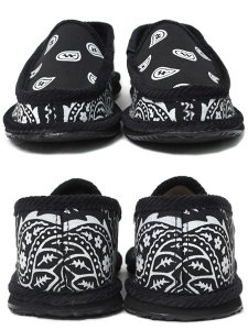 画像4: TROOPER AMERICA HOUSE SLIPPERS BANDANA BLACK/WHITE (4)