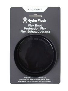画像1: Hydro Flask MEDIUM FLEX BOOT 32OZ BOTTLE-BLACK (1)