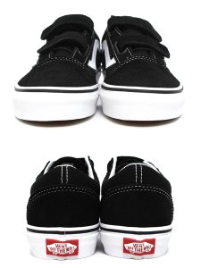 画像2: 【KIDS】VANS KIDS OLD SKOOL V BLACK/TRUE WHITE (2)