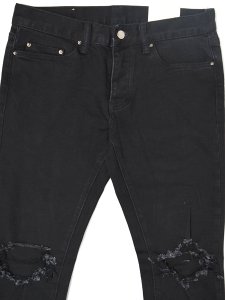 画像3: 【SALE】mnml M1 STRETCH DENIM BLACK (3)