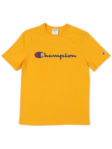 画像1: 【MEGA SALE】CHAMPION SCRIPT LOGO TEE-C GOLD (1)