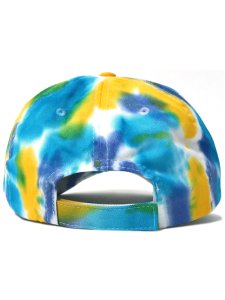 画像4: 【SALE】NEW HATTAN 6PNL COTTON CAP TIEDYE-BLUE/YELLOW (4)