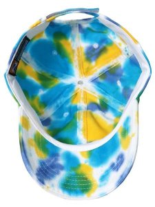 画像5: 【SALE】NEW HATTAN 6PNL COTTON CAP TIEDYE-BLUE/YELLOW (5)