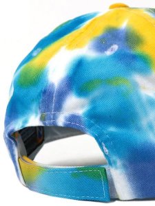 画像6: 【SALE】NEW HATTAN 6PNL COTTON CAP TIEDYE-BLUE/YELLOW (6)