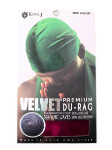 画像1: KING J VELVET PREMIUM DU-RAG #2003 (1)