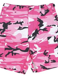 画像4: ROTHCO BDU PC CAMO SHORTS-PINK CAMO (4)