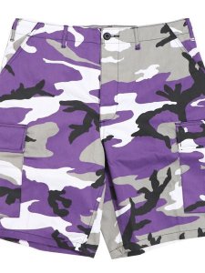 画像4: ROTHCO BDU PC CAMO SHORTS-ULTRA VIOLET CAMO (4)