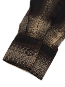 画像8: 【送料無料】CALTOP FL PLAID L/S SHIRT BROWN/KHAKI (8)