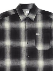 画像3: 【送料無料】CALTOP FL PLAID L/S SHIRT BLACK/IVORY (3)