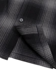 画像5: 【送料無料】CALTOP FL PLAID L/S SHIRT BLACK/CHARCOL (5)
