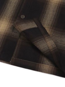 画像5: 【送料無料】CALTOP FL PLAID L/S SHIRT BROWN/KHAKI (5)