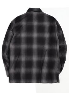 画像2: 【送料無料】CALTOP FL PLAID L/S SHIRT BLACK/CHARCOL (2)