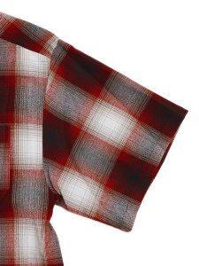画像7: CALTOP FL PLAID S/S SHIRT RED/WHITE (7)