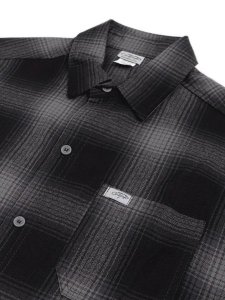 画像6: 【送料無料】CALTOP FL PLAID L/S SHIRT BLACK/CHARCOL (6)