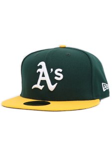 画像1: NEW ERA 59FIFTY AUTHENTIC OAKLAND ATHLETICS HM (1)