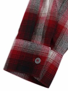 画像8: 【送料無料】CALTOP FL PLAID L/S SHIRT RED/WHITE (8)